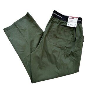 NWT‎ Genuine Dickies Pull-On Cargo Pants Scrubs Army Green Women's Size XXL